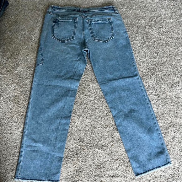 LOFT patchwork jeans - Picture 2 of 3